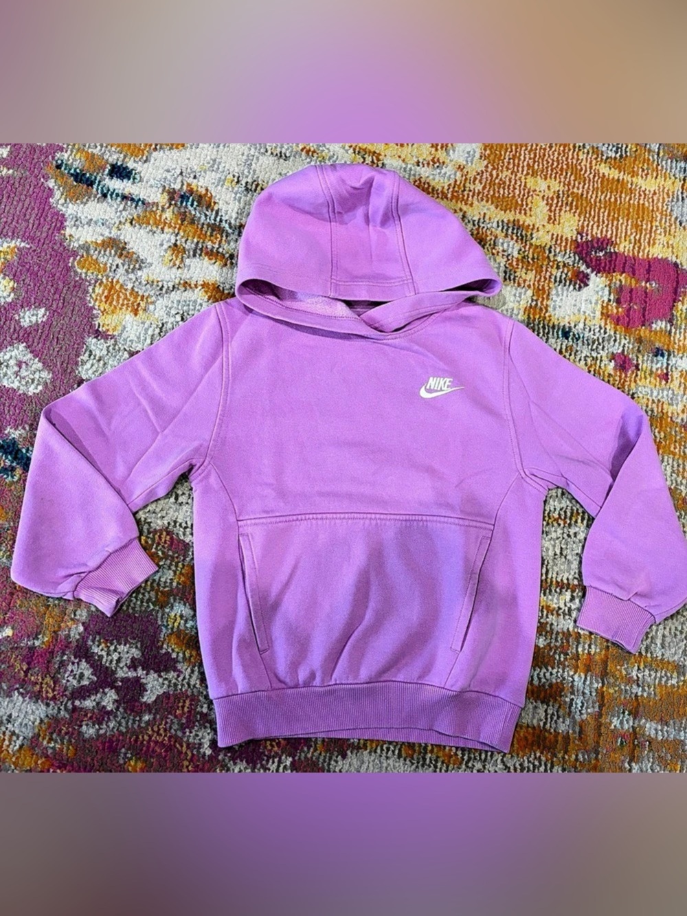 Nike Girls Small Purple Hoodie Like New